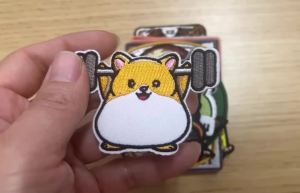 Hippie Cartoon Animal Iron On Patches For Clothing DIY Embroidery Ironing Stickers On Clothes Cute Cat Fusible Patch Badge