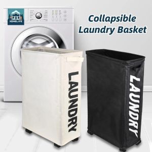 Collapsible Laundry Basket Large with Handles-Splicing Hamper Cloth Organizer Storage Dirty Clothes Laundry Basket