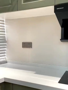 2-Tier Kitchen Shelf Storage Space-Saving Shelf Stoage Brown