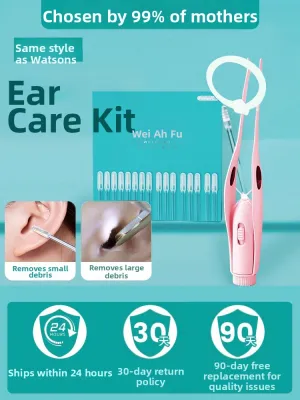 IMLUCKY | Safe Adhesive Ear Cleaner Childrens Ear Pick