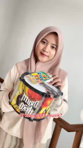 [KST] Drum Mini Mainan Alat Musik Edukasi Stik Marching Band Melatih Motorik Kreativitas Anak