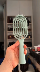 MINISO Massage Comb Detangling Hair Comb Fluffy Cleaning Air Cushion Fashion Hair Smoothing Home Scalp Massage Hairdressing Comb 22x7.2 cm
