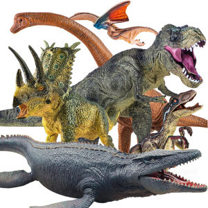 2PCS Jumbo Dinosaur Toy Set Realistic Dinosaur Toys for Kids - Large Dino Playset for Boys and Girls 3 4 5 6 7 Year Old Childre
