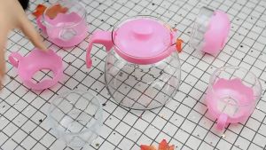 TEA POT 5 IN 1 CANGKIR MUG TEBAL / POCI SEDUH TEH DAN KOPI UKURAN 1 LITER