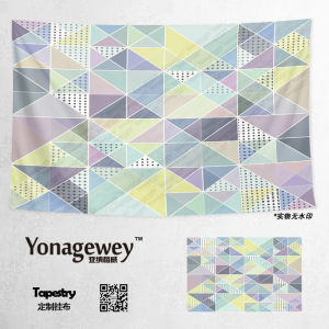 Phong Cách Bauhaus Hiện Đại Tranh Treo Tường Đệm Nỉ Tranh Treo Đệm Trang Trí Đệm Phong Cách Nghệ Thuật Màu Sắc Tách Biệt