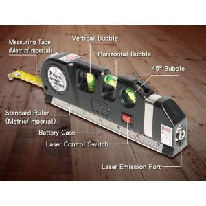 ProsKit PD-161-C Multipurpose Laser Level Measuring Tape Ruler