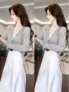 Winter Stylish French Elegance Cream-colored Set