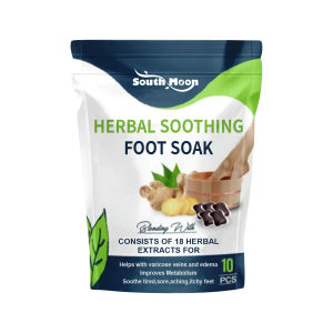 【Hot Sale】South Moon Pack Natural Herbal Foot Bath Gel Detox Capsule Foot Bath Herbal Bag Beads Slimming Feet Reflexology Spa Relax Massage Foot Bath Bags Mild Natural Herbs Clean Feet Beads Relax Detox Safe Usage Herbal Foot Soak Beads Foot (10pcs)