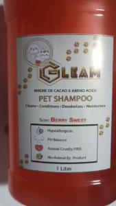 MADRE DE CACAO EXTRACT WITH AMINO ACID PET SHAMPOO 1LITTER BERRY SWEET SCENT