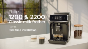 Máy pha cà phê Espresso Americano tự động và Capuccino Latte Philips EP1221/69 - Công suất 1400W - Bảo Hành 12 Tháng
