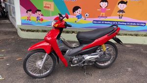 Bộ vỏ nhựa xe máy Wave A100 hàng Việt Nam loại 1 màu Đỏ