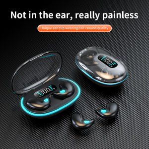 🎧【Readystock】 + FREE Shipping 🎧 Invisible Sleep Wireless Earphone IPX5 Waterproof 5.3 Earbuds Stereo Mini X55 Bluetooth Headphones Control Headset TWS