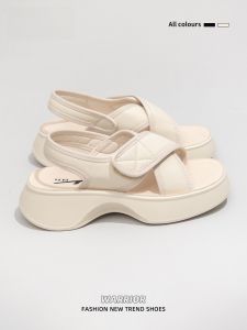 Warrior | Womens Flat Sandals Summer New Casual Versatile Slip-On Anti-Slip Soft Bottom Beach Sports Shoes Low Cut Breathable Mesh