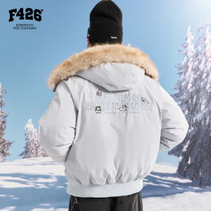 F426 | Winter Casual American Loose Fit Hooded Down Jacket