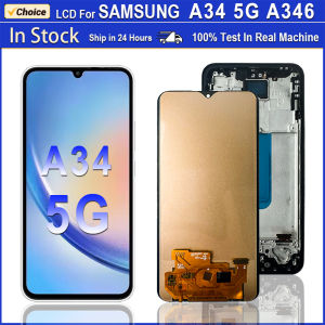 6.5" LCD For Samsung Galaxy A34 5G LCD Display Touch Screen Digitizer Assembly Replacement For Samsung A34 5G A346 A346E Display