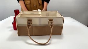 [READY STOCK] Stroller Bag Maternity Diaper Baby Bag Mummy Bag Hanging Nappy Diaper Bag Organizer Portable Storage Bag