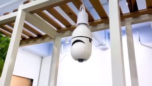 DOSEN V380 Pro 3MP Bulb 1080P WiFi night vision IP security CCTV camera for house wireless connect phone 360 for home