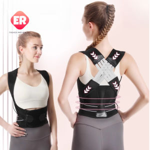 【ER】IN STOCK สายรัดสนับสนุน Humpback สายแก้ไขหลังรูป X บรรเทาโรค hunchback office