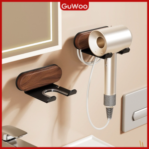 Pemegang Pengering Rambut Hair Dryer Holder Organizer Wall Mounted Hair Blower Bracket Hanger Storage Rack No Drill
