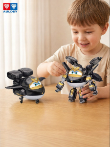 AULDEY | Super Wings Large Transforming Robot Jett