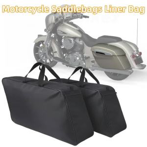 Motorcycle Luggage Bags For Harley Touring Road King Road Glide Electra Street Glide Black Inner Bags Adventure Suitcases Bag