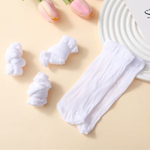 [50 Pairs] Disposable Candy Socks Summer Socks Kids Travel Amusement Park Disposable Thin Boys and Girls Socks
