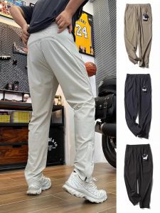 Quần Dài Nam Thường Ngày Chống Thấm Nước Nhẹ Nhanh Khô Mùa Hè Ngoài Trời Khóa Kéo Bên Hông Quần Dài Ống Đứng Mùa Hè