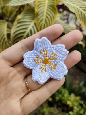 ( Tinggal Setrika ) Stiker Bordir Baju Bunga Iron Patch Flower Timbul Patch Iron Lucu Murah Tambalan Kaos Bolong Tembelan Celana Robek Tempelan Jaket Sobek bordir Tempel Bordil Bordiran