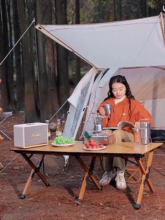 โต๊ะแคมป์ปิ้ง โต๊ะสนาม โต๊ะพับ โต๊ะพับเก็บได้ Folding table แบบพกพา ...