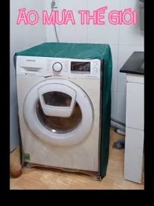 Bọc Bảo Vệ Máy Giặt Cửa Trên Phù Hợp Máy 11.5-15kg Vải Dù Mịn Chống Nước Bụi Thiết Kế Điều Chỉnh