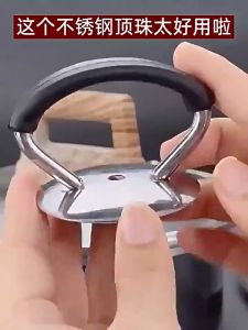 4Pcs Universal Cookware Knobs with Screws Anti-Scalding Pan Cover Handles Stainless Steel Pot Lid Hand Grips Replacement Kitchenware Accessories