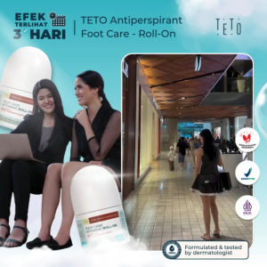 TETO Foot Care Intensive Roll On 20 mL Perawatan Kaki Kering dan Pecah