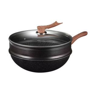 Non-stick Smoke-reducing Durably Coated Wok
