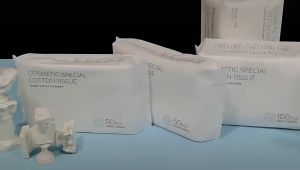 COLOGO 🥇 Cotton Tissue Disposable Facial Tissue for Adults and Children Make up Remover Towel (50pcs/100pcs)