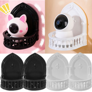 No Drill Security Camera Mount Surveillance Camera Storage Stand Wall Display Stand for Indoor Outdoor CCTV Adjustable Holder for Home Monitoring