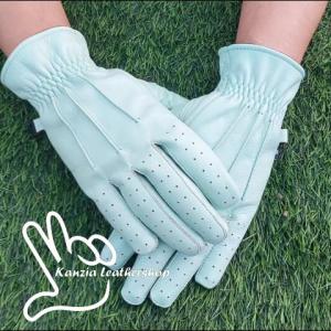 Sarung Tangan Kulit Pria Casual Kanzia Leathershop Mint Premium