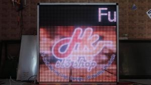 Running Text RGB Videotron Full Colour 140x140Cm Wifi Outdoor