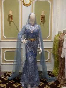 Gaun Slim Duyung Juntai