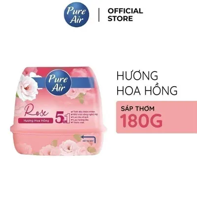 Sáp thơm khử mùi Pure Air hương lavender/cam chanh/hoa anh đào/hoa Hồng 180g