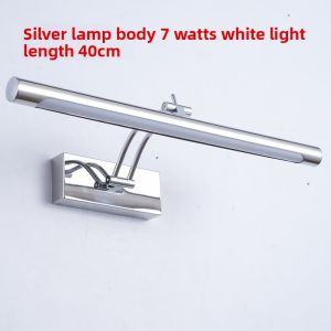 Bathroom LED Mirror Light Simple Bathroom Anti-Fog Makeup Mirror Supplemental Light Wall Painting Light No Punching Required