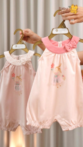 Elegant Kids ชุดเด็กผู้หญิง 0-12เดือน รอมเปอร์แขนกุดสั้น Bunny Sweet Collection | Babytrend