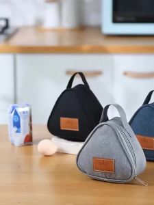 Portable Breakfast Insulation Bag Aluminum Foil Lunch Bag Outdoor Picnic Lunch Box Student Rice Ball Bag Lunch Box Bento Bags