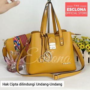 Tas Selempang Cewek 3 Ruang Terbaru 2 In 1 Tas Fashion Sling Bag Premium Tas Batam Tas Wanita Handbag Esclona 026
