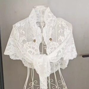 WHPHous Spanish Traditional Triangle Lace Mantilla Women Head Covering Christian Church Catholic Veil