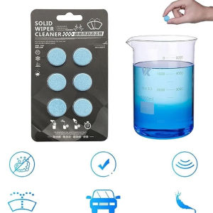 Car Windshield Cleaner Glass Solid Wiper Cleaner For Any Glass Concentrated Washer Fluid Tablets