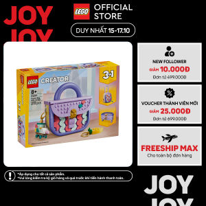 LEGO CREATOR 31391 Đồ Chơi Lắp Ráp Túi Xách Thời Trang Có Ngăn Kéo (272 chi tiết)