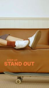 Giày Sneaker Da - GAT Shoes Nam Nữ DC36 White Gum Dincox Shoes