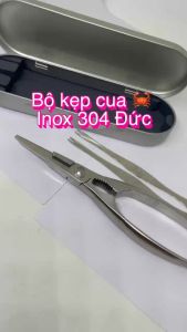 Kẹp nĩa ăn cua inox 304 toàn bộ bền siêu cứng cáp đa năng cao cấp Đài Loan