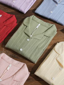 me home wear | High-Quality Japanese-Style Cotton Loungewear Set