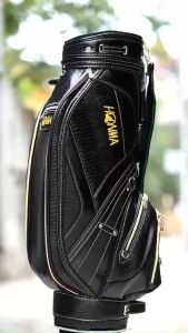 Túi Gậy Golf Da Honma Kỷ Niệm 60 Năm Màu Đen Kèm Chụp Đầu Túi